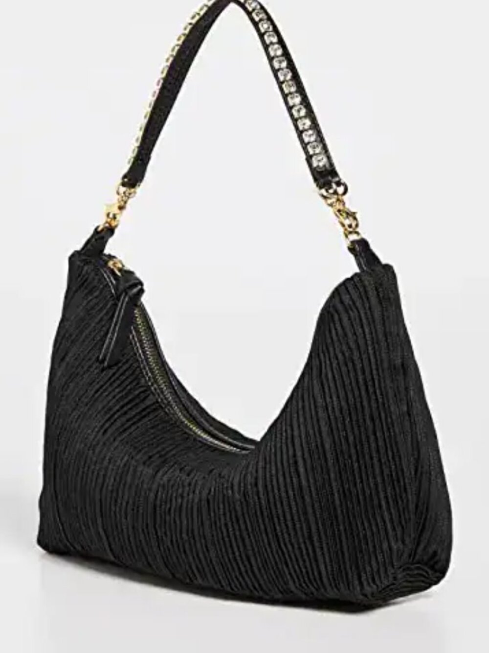 Loeffler Randall Addy Pleated Baguette Bag NWT